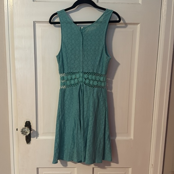 Free People Daisy Sleeveless Dress in Turquoise Size 2 - Picture 6 of 10